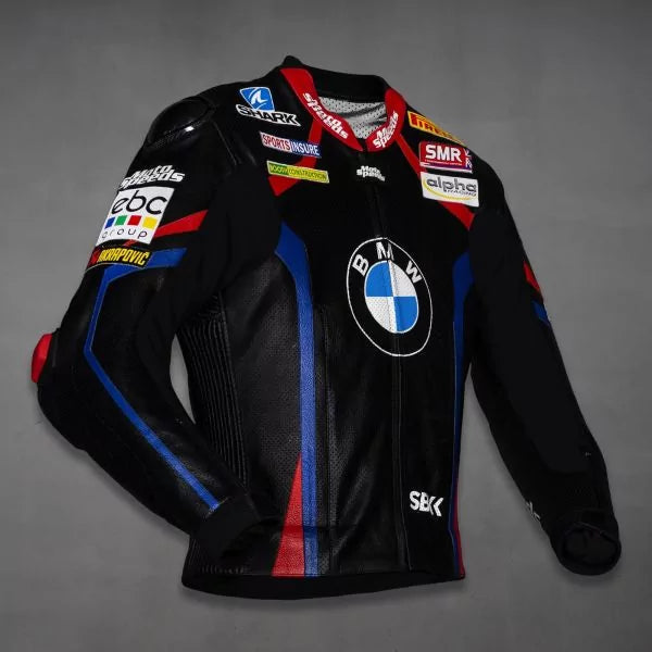BMW Black Leather Jacket | Tom Sykes Style The Leather Syndicate