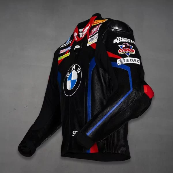 BMW Black Leather Jacket | Tom Sykes Style The Leather Syndicate