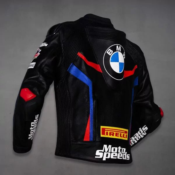 BMW Black Leather Jacket | Tom Sykes Style The Leather Syndicate