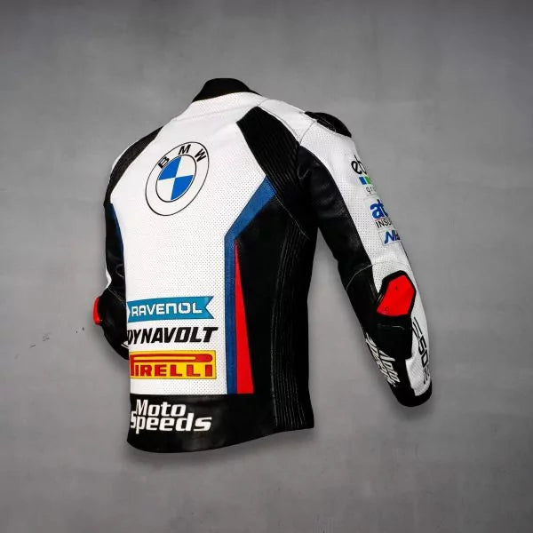 BMW Racer Jacket - Scott Redding SBK  - Official Style The Leather Syndicate
