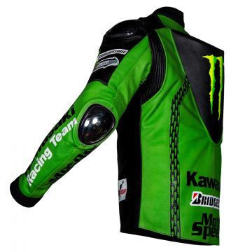 Men's Kawasaki Racing Jacket | Genuine Leather & Vintage Design The Leather Syndicate