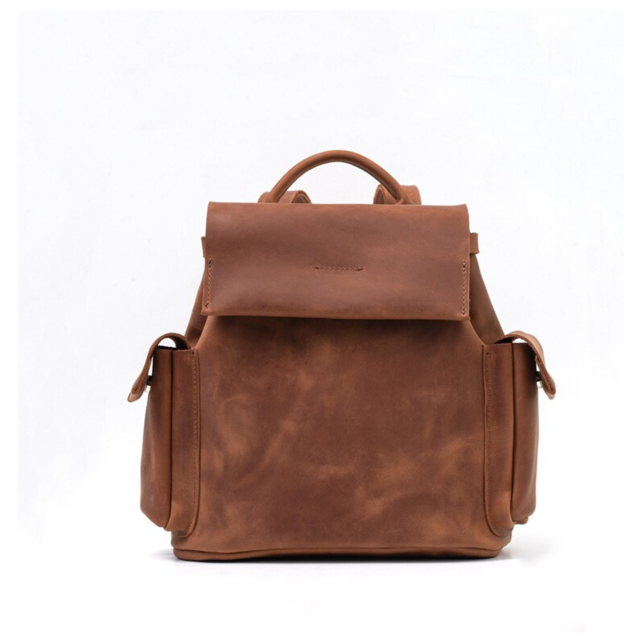 Handmade Top Grain  Sheepskin Leather Backpack – Compact Everyday Travel Bag