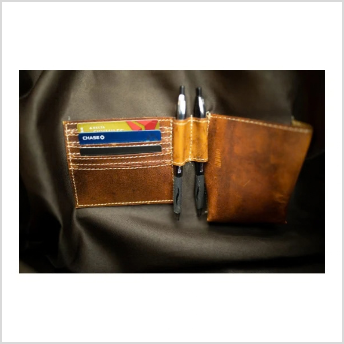 Custom Engraved Men's Cowhide Leather Overnight Travel Bag
