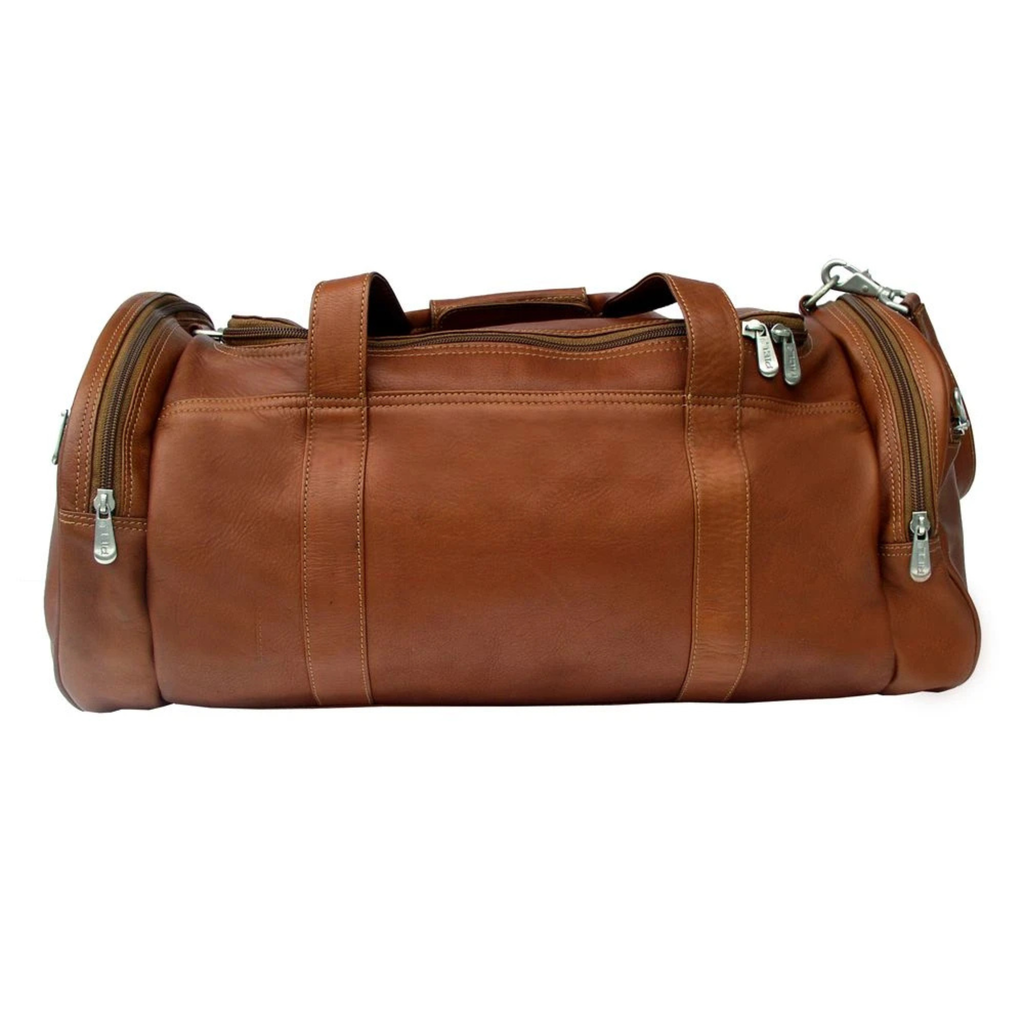 Full-Grain Cowhide Leather Gym Duffle Bag – Premium Travel Bag