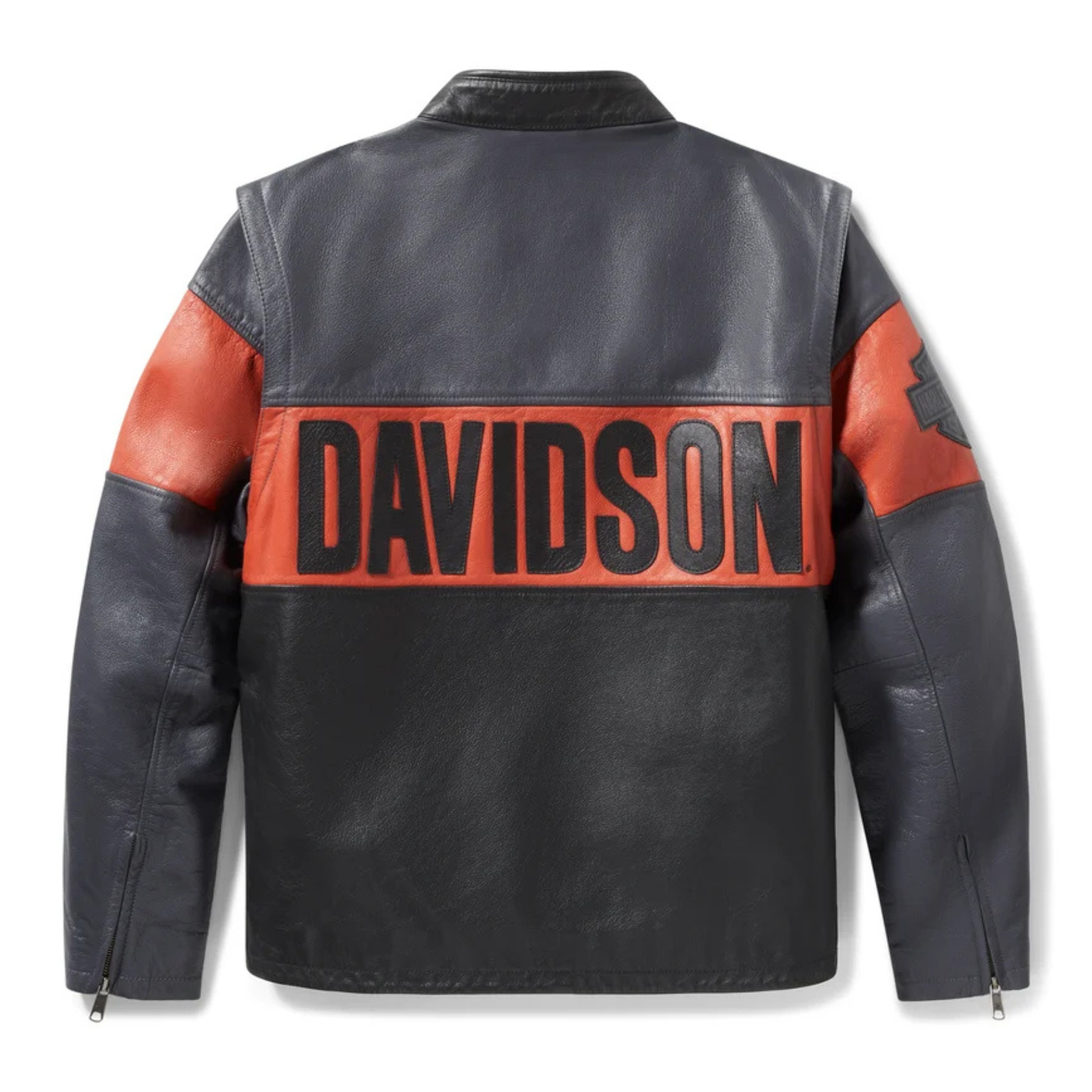 Men’s Convertible Cowhide Leather Biker Jacket – Zip-Off Sleeves Vest | Harley-Inspired Vintage Riding Gear The Leather Syndicate