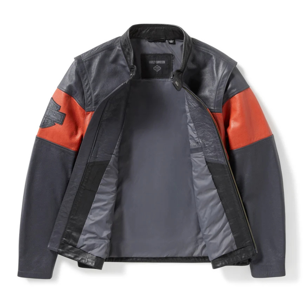 Men’s Convertible Cowhide Leather Biker Jacket – Zip-Off Sleeves Vest | Harley-Inspired Vintage Riding Gear The Leather Syndicate