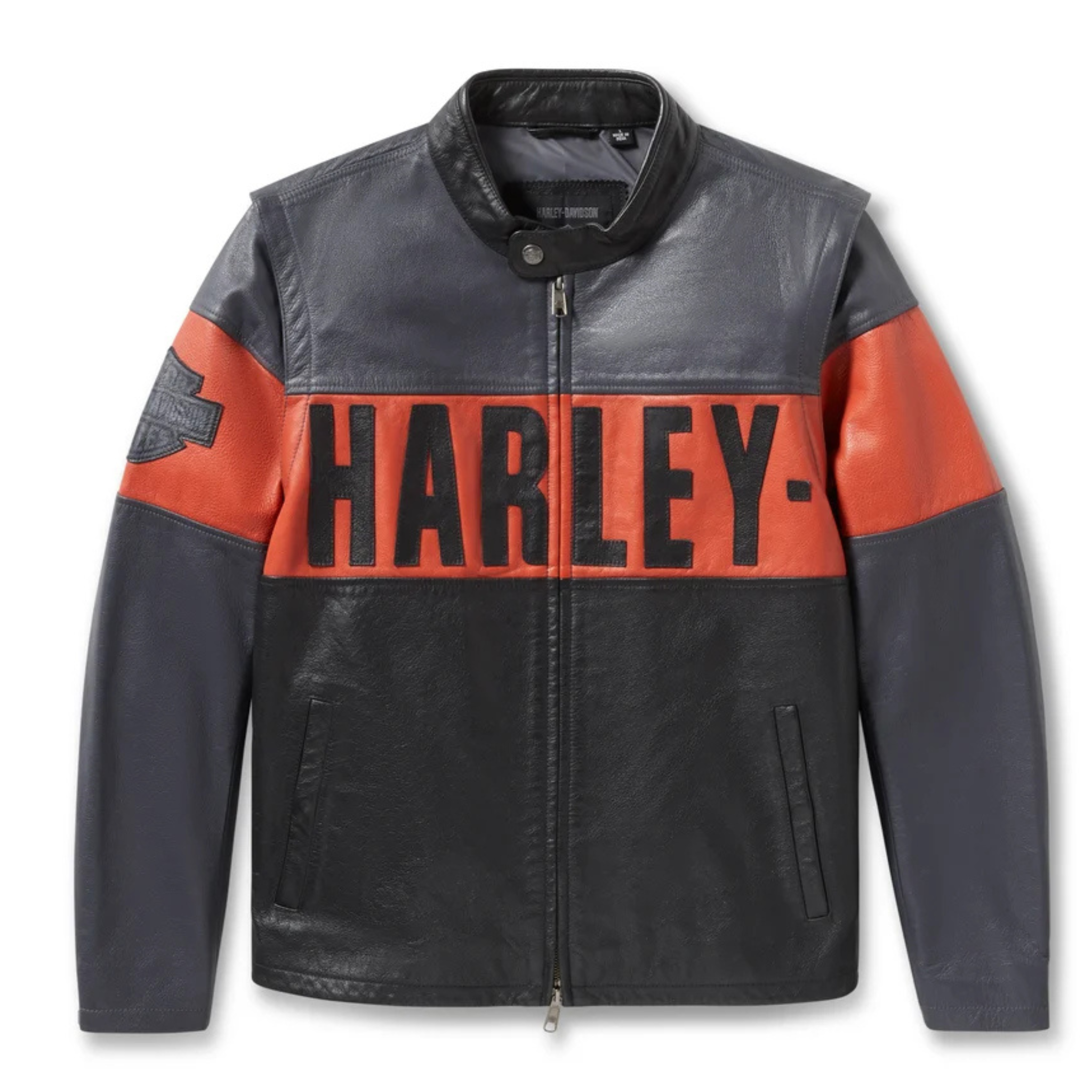 Men’s Convertible Cowhide Leather Biker Jacket – Zip-Off Sleeves Vest | Harley-Inspired Vintage Riding Gear The Leather Syndicate