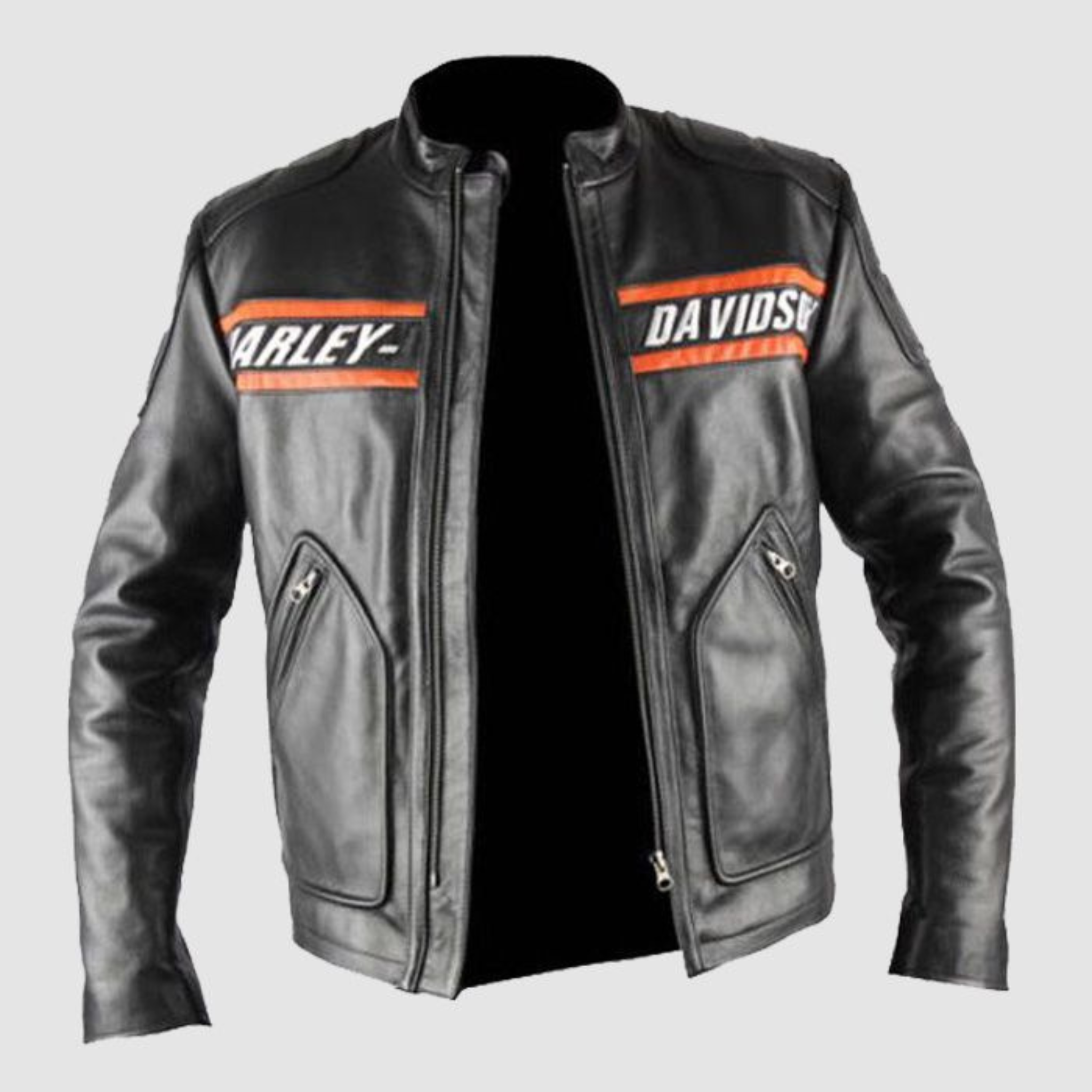 Bill Goldberg WWE x Harley Davidson Leather Jacket | Genuine Cowhide Motorcycle Jacket The Leather Syndicate