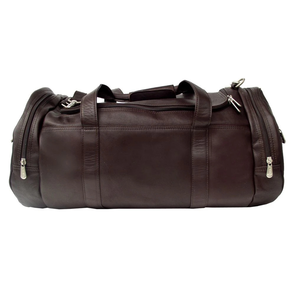 Full-Grain Cowhide Leather Gym Duffle Bag – Premium Travel Bag