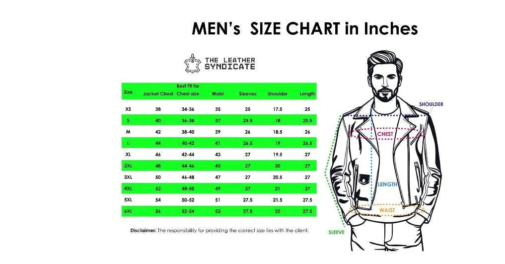 Men's Brown  Genuine Leather Biker Style  Jacket The Leather Syndicate